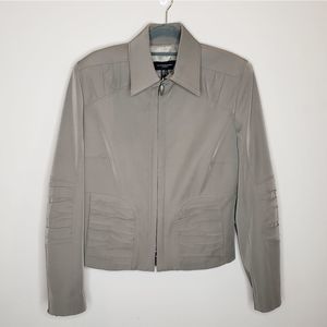 Javier Simorra Zip Front Water Resistant Blazer US 8